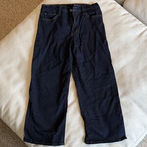 Joe's Jeans Blake High Rise Wide Leg Crop in Charcoal